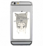 Porte Carte adhésif pour smartphone Wolf warrior
