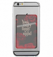 Porte Carte adhésif pour smartphone Your Limit (Red Version)