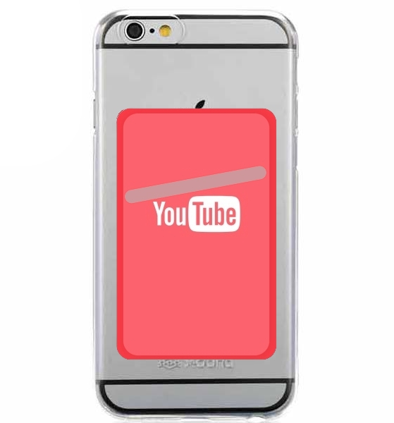 Porte Carte adhésif pour smartphone Youtube Video