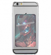 Porte Carte adhésif pour smartphone Zombie Iron