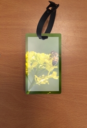Attache adresse pour bagage A bee in the yellow mustard flowers