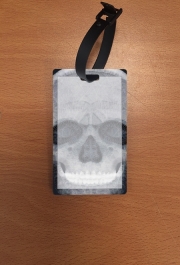 Attache adresse pour bagage abstract skull