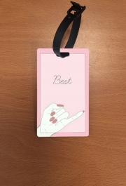 Attache adresse pour bagage BFF Best Friends Pink