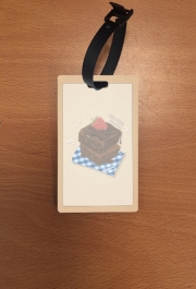 Attache adresse pour bagage Brownie Chocolate