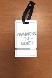 Attache adresse pour bagage Champion du monde 2018 Supporter France