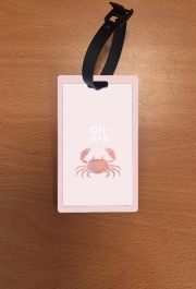 Attache adresse pour bagage Crabe Pinky