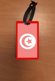 Attache adresse pour bagage Drapeau Tunisie