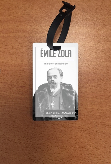 Attache adresse pour bagage Emile Zola