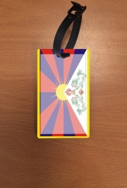 Attache adresse pour bagage Flag Of Tibet