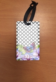 Attache adresse pour bagage flower power Butterfly