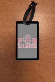 Attache adresse pour bagage Fuck Cancer With Deadpool