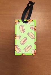 Attache adresse pour bagage Hot Dog pattern