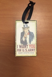 Attache adresse pour bagage I Want You For US Army