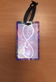 Attache adresse pour bagage Infinity Love Galaxy