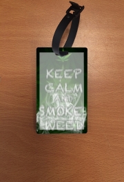 Attache adresse pour bagage Keep Calm And Smoke Weed