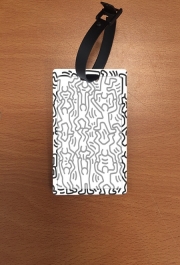 Attache adresse pour bagage Keith haring art