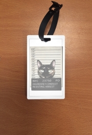 Attache adresse pour bagage Kitty Mugshot