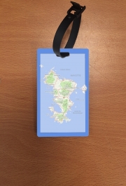 Attache adresse pour bagage Mayotte Carte 976