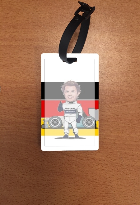 Attache adresse pour bagage MiniRacers: Nico Rosberg - Mercedes Formula One Team
