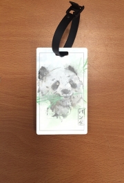 Attache adresse pour bagage Panda Watercolor