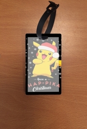 Attache adresse pour bagage Pikachu have a Happyka Christmas
