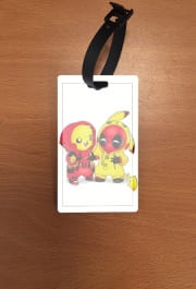Attache adresse pour bagage Pikachu x Deadpool