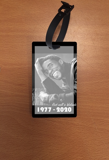Attache adresse pour bagage RIP Chadwick Boseman 1977 2020