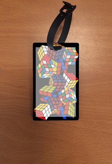 Attache adresse pour bagage Rubiks Cube
