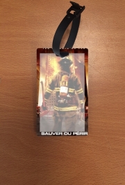 Attache adresse pour bagage Sauver ou perir Pompiers les soldats du feu