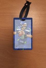 Attache adresse pour bagage Seattle Seahawks: QB 3 - Russell Wilson