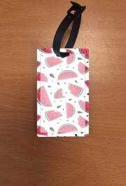 Attache adresse pour bagage Summer pattern with watermelon