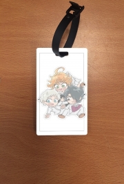 Attache adresse pour bagage The Promised Neverland - Emma, Ray, Norman Chibi