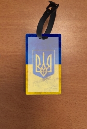 Attache adresse pour bagage Ukraine Flag