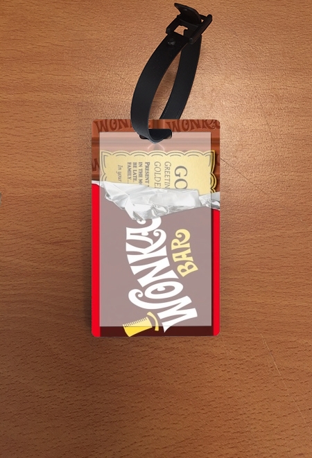 Attache adresse pour bagage Willy Wonka Chocolate BAR