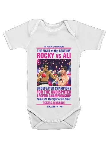 Body Bébé manche courte Ali vs Rocky