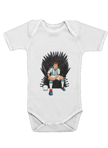 Body Bébé manche courte Game of Thrones: King Lionel Messi - House Catalunya