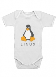Body Bébé manche courte Linux Hébergement
