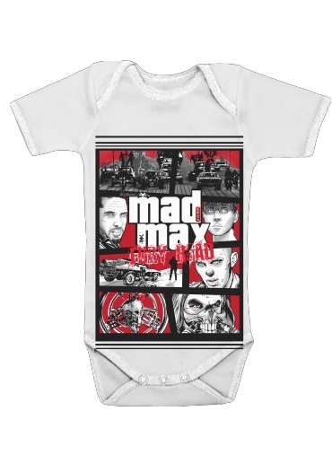 Body Bébé manche courte Mashup GTA Mad Max Fury Road