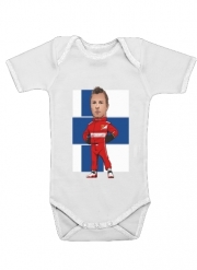 Body Bébé manche courte MiniRacers: Kimi Raikkonen - Ferrari Team F1