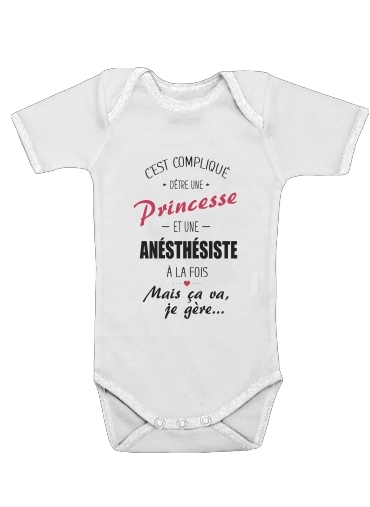 Body Bébé manche courte Princesse et anesthésiste