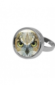 Bague abstract owl