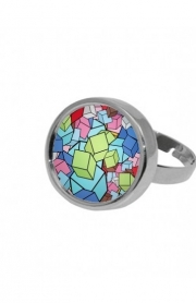 Bague Abstract Cool Cubes