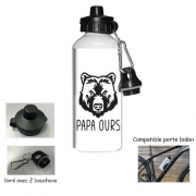 Gourde vélo Papa Ours