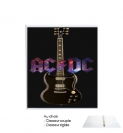Classeur Rigide AcDc Guitare Gibson Angus