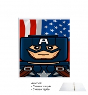 Classeur Rigide Bricks Captain America