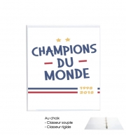 Classeur Rigide Champion du monde 2018 Supporter France