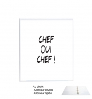 Classeur Rigide Chef Oui Chef humour