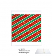 Classeur Rigide Christmas Wrapping Paper