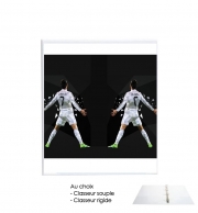 Classeur Rigide Cristiano Ronaldo Celebration Piouuu GOAL Abstract ART