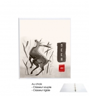 Classeur Rigide Deer Japan watercolor art